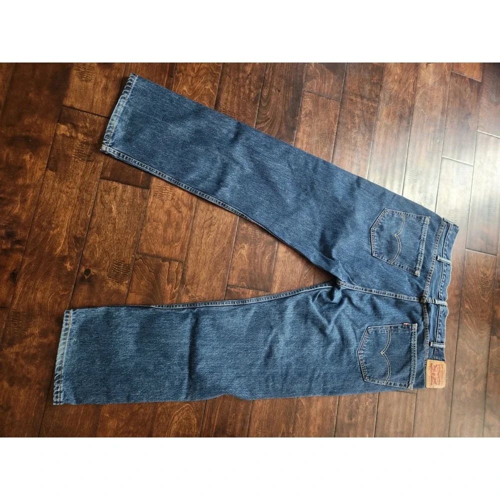 Levi's 505 Regular Fit Jeans Mens 40x30 Blue Excellent Straight Leg Denim